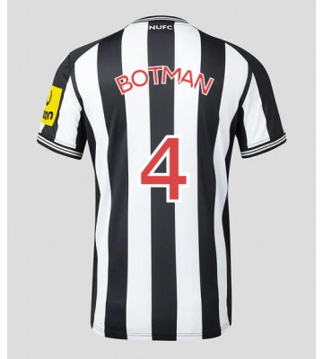 Newcastle United Sven Botman #4 Primera Equipación 2023-24 Manga Corta